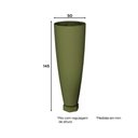 Ver imagem 4 de Kit Pé Cônico Bronze para Balcão Pia Cozinha Americana com 5 Unidades Marrom