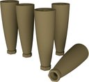 Ver imagem 3 de Kit Pé Cônico Bronze para Balcão Pia Cozinha Americana com 5 Unidades Marrom