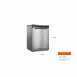 Lava-louças 15 Serviços Brastemp com Smart Sensor - Blf61ar 220v - 3