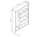 Ver imagem 6 de Cama Casal Articulável Vertical 140cm Manhattan Art In Móveis
