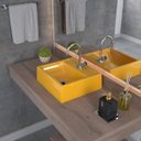 Ver imagem 1 de Kit Cuba Q32 com Torneira C50 e Válvula Abs, Sifão Pvc e Flexível Compace