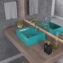 Ver imagem 1 de Kit Cuba Q32 com Torneira C50 e Válvula Abs, Sifão Pvc e Flexível Compace