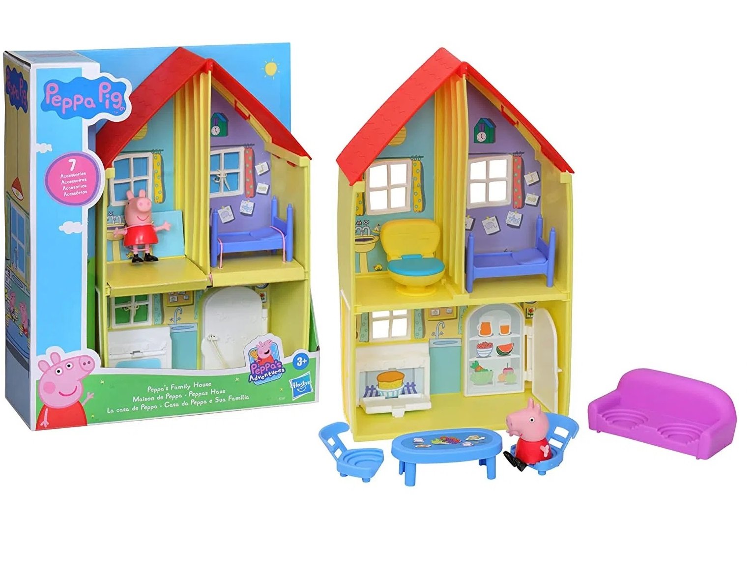 Casinha Casa Gigante Completa Com Acessórios Peppa Pig Sunny