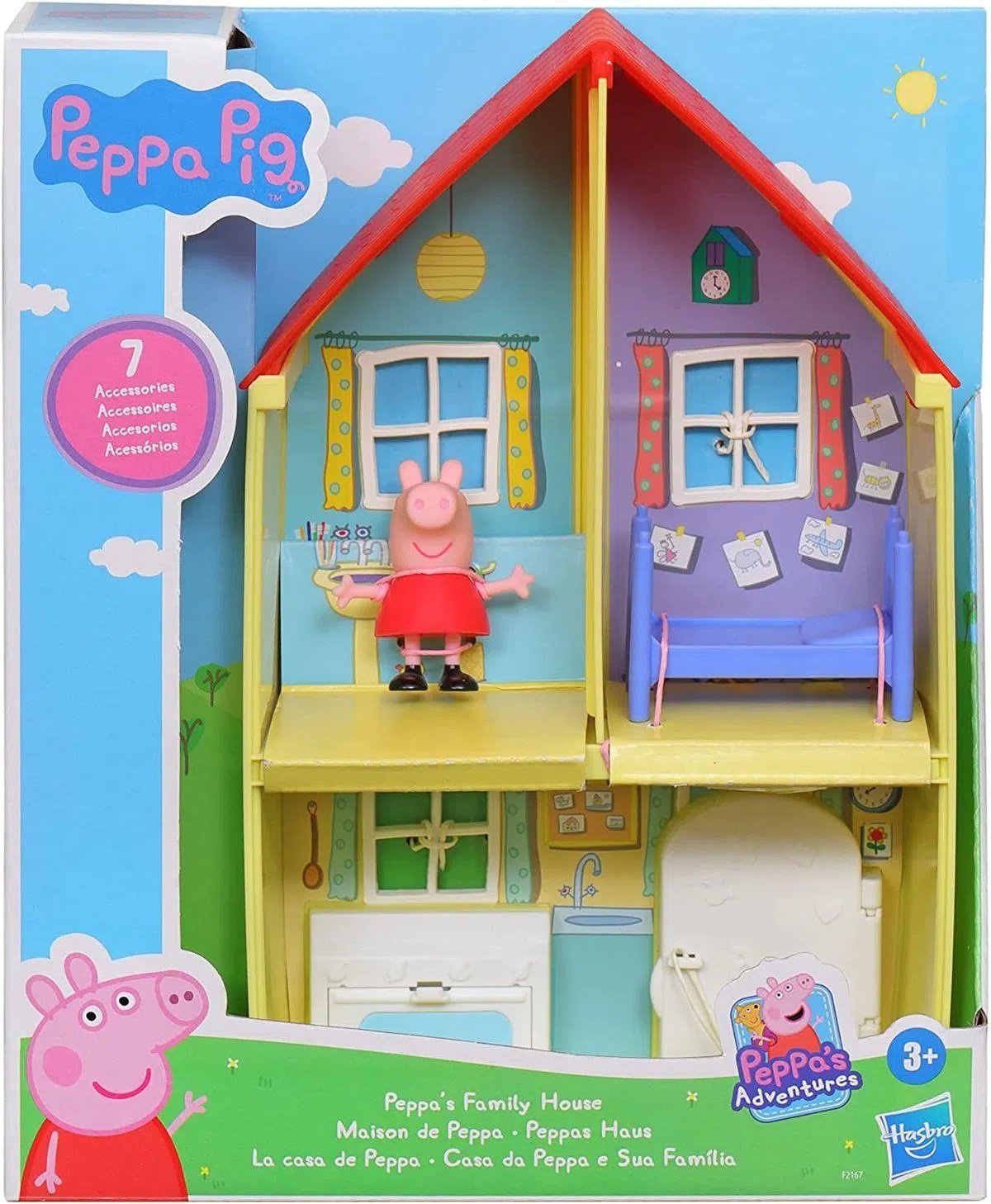 Brinquedo Casinha Casa Peppa Pig Completa Com Acessórios E Jardim