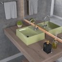 Ver imagem 1 de Kit Cuba Q32 com Torneira C50 e Válvula Abs, Sifão Pvc e Flexível Compace