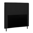 Ver imagem 1 de Cabeceira para Cama Box Luna Casal 1,40cm Laminado Preto - Fdecor