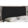 Cabeceira para Cama Box Luna Casal 1,40cm Laminado Preto - Fdecor - 3