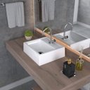 Ver imagem 1 de Kit Cuba Q32 com Torneira C50 e Válvula Abs, Sifão Pvc e Flexível Compace