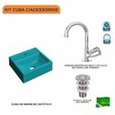 Ver imagem 3 de Kit Cuba Q32 com Torneira C50 e Válvula Abs Compace