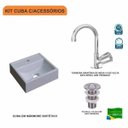 Ver imagem 3 de Kit Cuba Q32 com Torneira C50 e Válvula Abs Compace