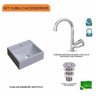 Kit Cuba Q32 com Torneira C50 e Válvula Abs Compace - 3
