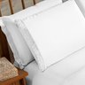 Kit Edredom Branco Casal Padrão Dupla Face Aconchego 6 Peças - 2