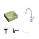 Ver imagem 2 de Kit Cuba Q32 com Torneira 1198 Metal e Válvula 1" + Sifão Cromado e Flexível Compace