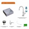 Kit Cuba Q32 com Torneira 1198 Metal e Válvula Click 1"b + Sifão Pvc e Flexível Compace - 3