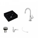 Ver imagem 2 de Kit Cuba Q32 com Torneira 1198 Metal e Válvula Click 1"b + Sifão Pvc e Flexível Compace