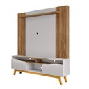 Ver imagem 1 de Estante para Tv até 75 Polegadas Lune 2 Portas Cinamomo/off White - Pnr Móveis