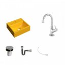 Ver imagem 2 de Kit Cuba Q32 com Torneira 1198 Metal e Válvula Click 1"b + Sifão Cromado e Flexível Compace