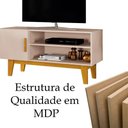 Ver imagem 5 de Rack Bancada para Tv de até 42 1 Porta Dallen Off White/naturale