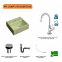 Ver imagem 3 de Kit Cuba Q32 com Torneira 1198 Metal e Válvula Click 1"b + Sifão Cromado e Flexível Compace