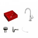 Ver imagem 2 de Kit Cuba Q32 com Torneira 1198 Metal e Válvula Click 1"b + Sifão Cromado e Flexível Compace