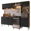 Ver imagem 4 de Cozinha Compacta Lille 7 Portas 2 Gavetas MDP 225cm Madesa