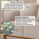 Ver imagem 5 de Sofá Living 3 Lugares com Pés em Madeira Maciça 187cm Estelí Yescasa