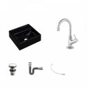 Ver imagem 2 de Kit Cuba Q32 com Torneira 1198 Metal e Válvula Click 1"g + Sifão Cromado e Flexível Compace