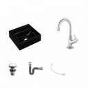 Ver imagem 2 de Kit Cuba Q32 com Torneira 1198 Metal e Válvula Click 1 1/2" + Sifão Cromado e Flexível Compace
