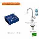 Ver imagem 3 de Kit Cuba Q32 com Torneira 1198 Metal e Válvula 1" Compace