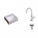 Ver imagem 2 de Kit Cuba Q32 com Torneira 1198 Metal e Válvula 1" Compace