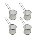 Ver imagem 1 de Kit 4 Cesta para Servir Porções Fritas Frango Salgados Petiscos Restaurante Hamburgueria