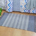 Ver imagem 2 de Tapete Kilim Indiano 60x90 Cinza