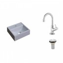 Ver imagem 2 de Kit Cuba Q32 com Torneira 1198 Metal e Válvula 1" Compace