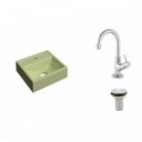 Ver imagem 2 de Kit Cuba Q32 com Torneira 1198 Metal e Válvula 1" Compace