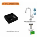 Ver imagem 3 de Kit Cuba Q32 com Torneira 1198 Metal e Válvula 1" Compace