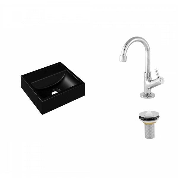 Kit Cuba Q32 com Torneira 1198 Metal e Válvula 1" Compace - 2
