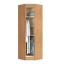 Ver imagem 4 de Guarda Roupa de Canto Oblíquo Modulado 1 Porta Cedro e Pistache Line Infinity