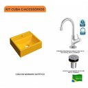 Ver imagem 3 de Kit Cuba Q32 com Torneira 1198 Metal e Válvula Click 1''b Compace