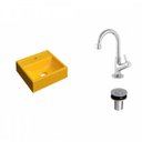 Ver imagem 2 de Kit Cuba Q32 com Torneira 1198 Metal e Válvula Click 1''b Compace