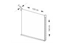 Ver imagem 5 de Persiana Rolo Translúcida Cinza 120 (L) x 160 (A) cm Cortina Roller Screen Solar 1,20 X 1,60