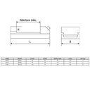 Ver imagem 4 de Morsa de Precisão Modelo Qkg-63 - Abertura 85mm