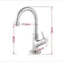 Ver imagem 7 de Kit Cuba Q32 com Torneira 1198 Metal e Válvula Click 1''b Compace