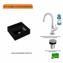 Ver imagem 3 de Kit Cuba Q32 com Torneira 1198 Metal e Válvula Click 1"b Compace