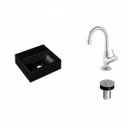 Ver imagem 2 de Kit Cuba Q32 com Torneira 1198 Metal e Válvula Click 1"b Compace