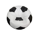 Ver imagem 1 de Puff Bola com Enchimento Decoração Almofadão Conforto Sala Quarto - Branco
