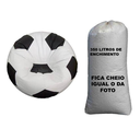 Ver imagem 3 de Puff Bola com Enchimento Decoração Almofadão Conforto Sala Quarto - Branco