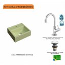 Ver imagem 3 de Kit Cuba Q32 com Torneira 1198 Metal e Válvula Click 1 Pol. 1/2