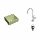 Ver imagem 2 de Kit Cuba Q32 com Torneira 1198 Metal e Válvula Click 1 Pol. 1/2