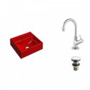 Ver imagem 2 de Kit Cuba Q32 com Torneira 1198 Metal e Válvula Click 1 Pol. 1/2