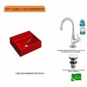 Ver imagem 3 de Kit Cuba Q32 com Torneira 1198 Metal e Válvula Click 1 Pol. 1/2